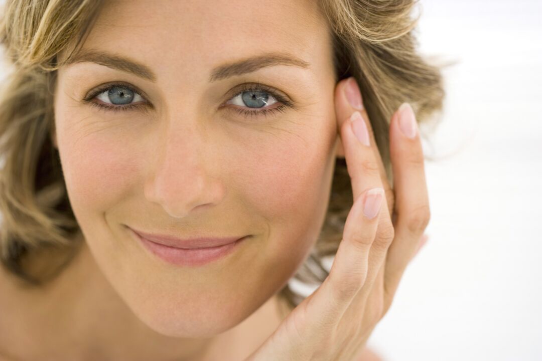 facial skin self-massage for rejuvenation